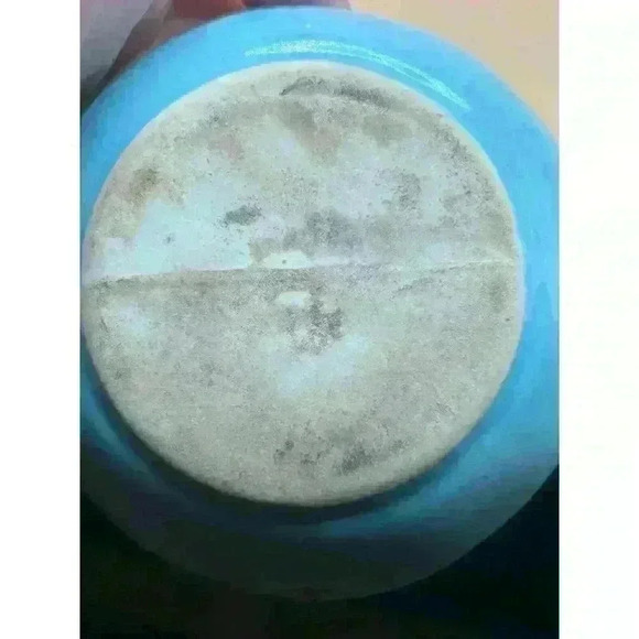 Vintage Cronin Blue Tulip Pottery Bakeware Casserole with Lid - Picture 4 of 5